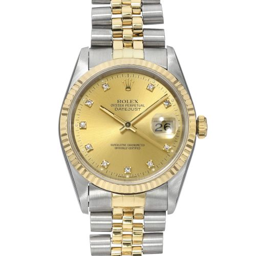 Rolex Datejust 16233 Champagne Diamond