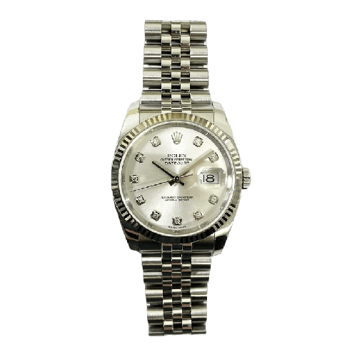 Rolex Datejust 116234 White Dial Dec 2005