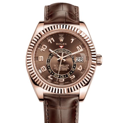 Rolex Sky-Dweller 326135 Chocolate Arabic